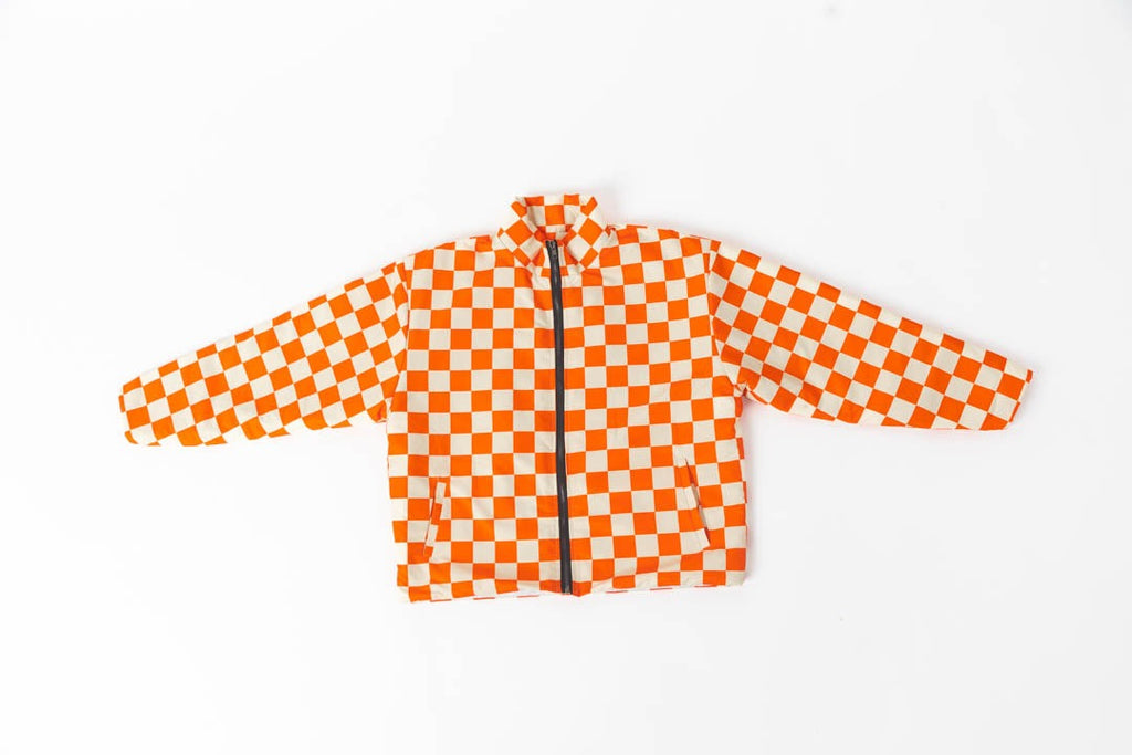 EPIMONIA CHECKERBOARD PADDED DOWN JACKET